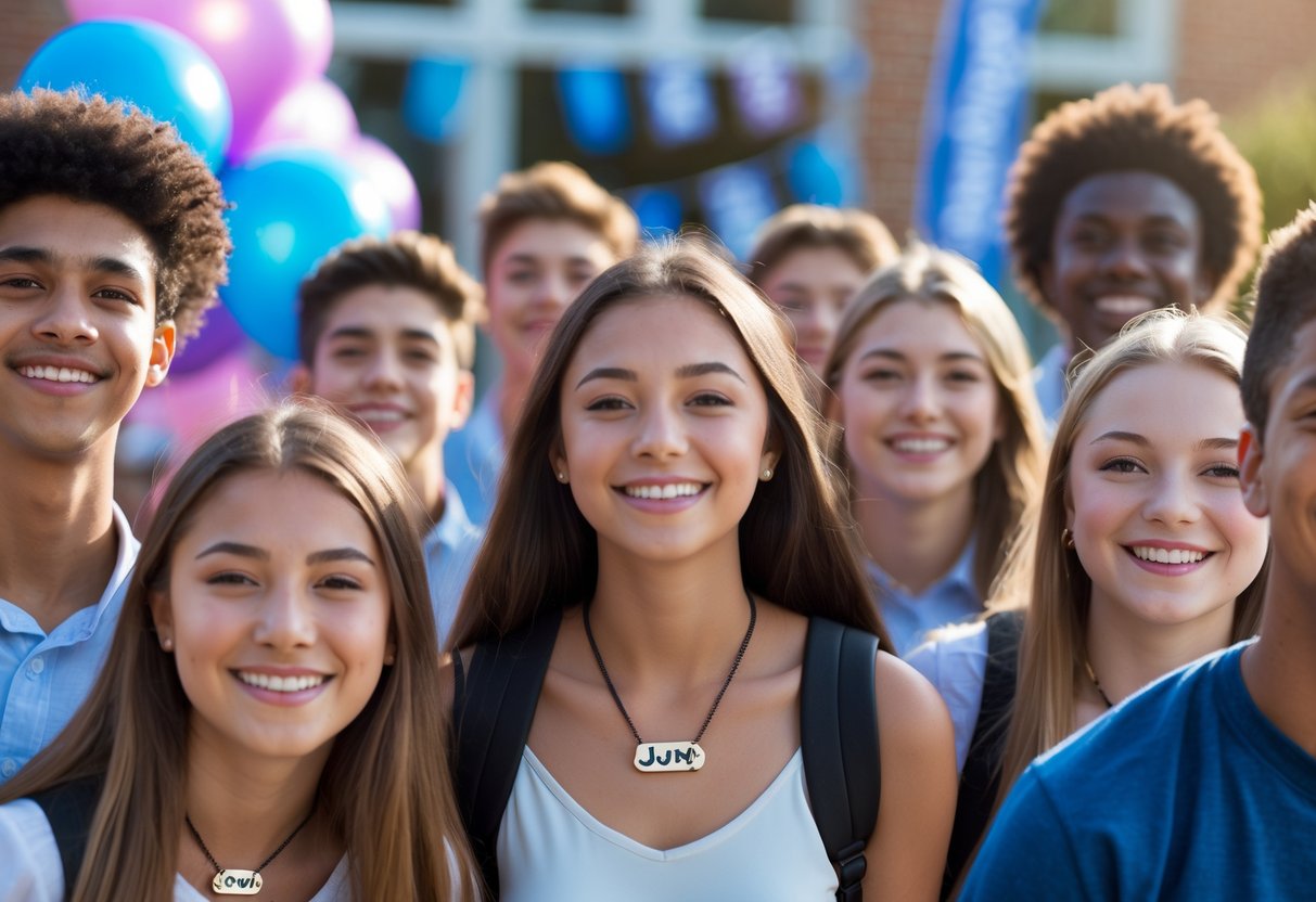 Gor din sidste skoledag uforglemmelig med personlige halskaeder